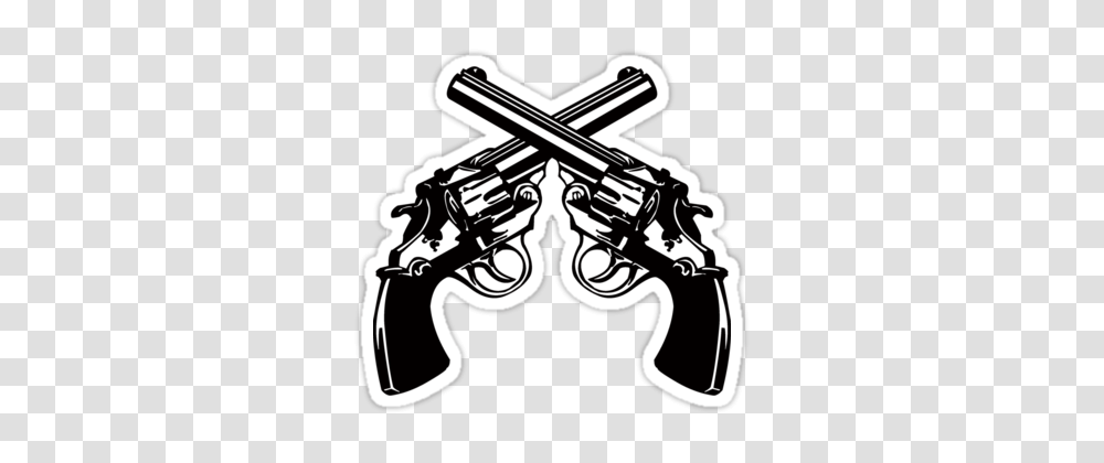 Revolvers Sticker, Weapon, Weaponry, Gun, Handgun Transparent Png