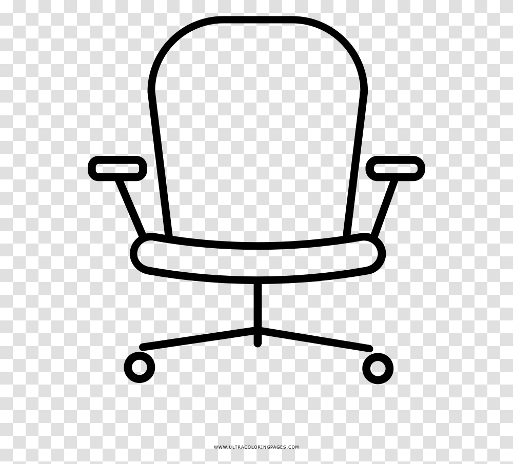 Revolving Chair Coloring Page, Gray, World Of Warcraft Transparent Png