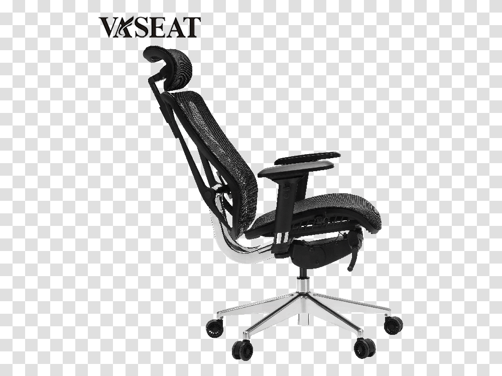 Revolving Chair, Furniture, Cushion, Headrest, Armchair Transparent Png