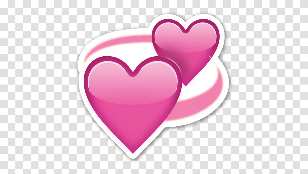 Revolving Hearts Emoji Heart Emoji And Heart Emoji, Purple Transparent Png