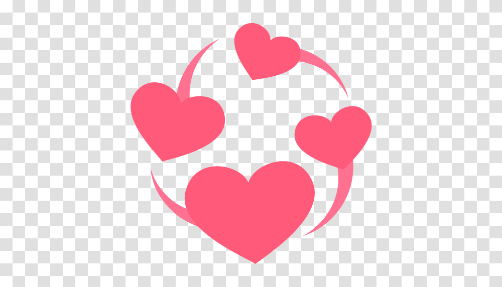 Revolving Hearts Emoji Icon Vector Symbol Free Download Vector Transparent Png