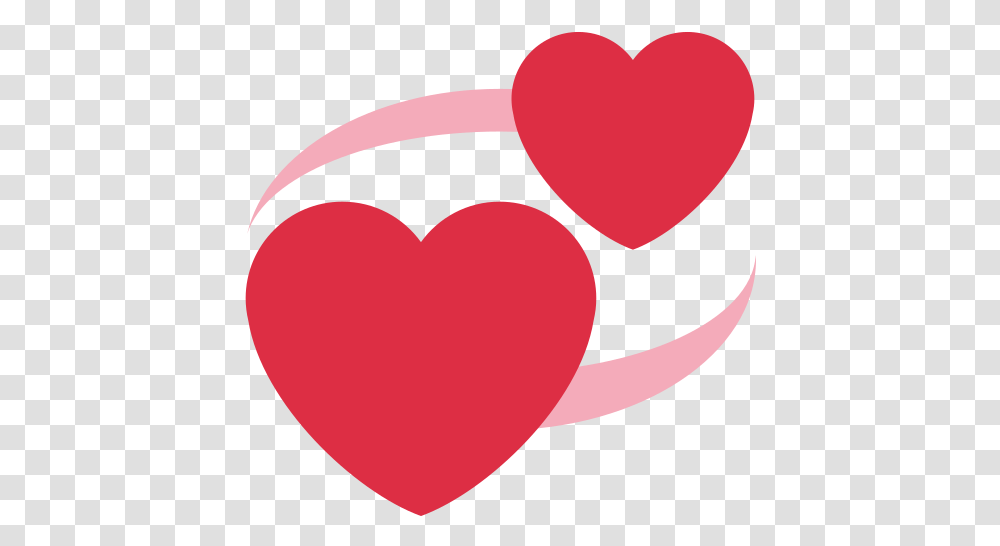 Revolving Hearts Emoji Mean Two Hearts Emoji Twitter, Balloon Transparent Png