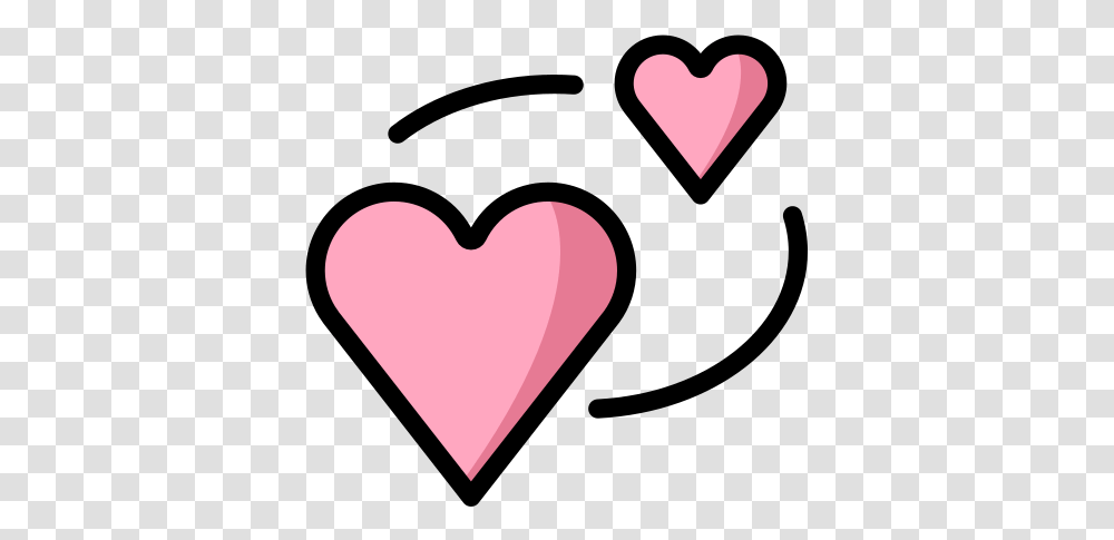 Revolving Hearts Emoji Meanings - Typographyguru Girly, Cushion, Pillow, Mustache Transparent Png