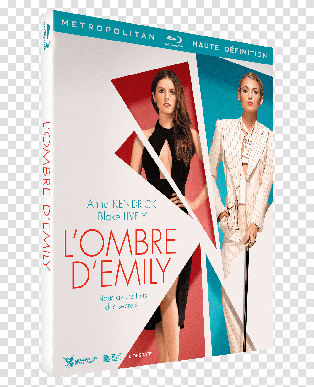 Revue Cinema Blu Ray Simple Favor Itunes Movie, Poster, Advertisement, Person, Human Transparent Png