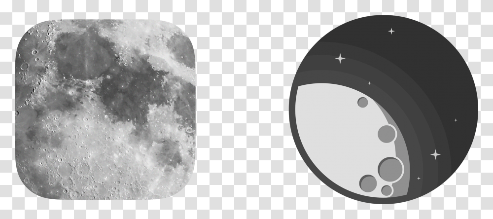Reworking Moon For Os X I Had Been Planning To Do This Moon Minimalist, Outer Space, Night, Astronomy, Outdoors Transparent Png