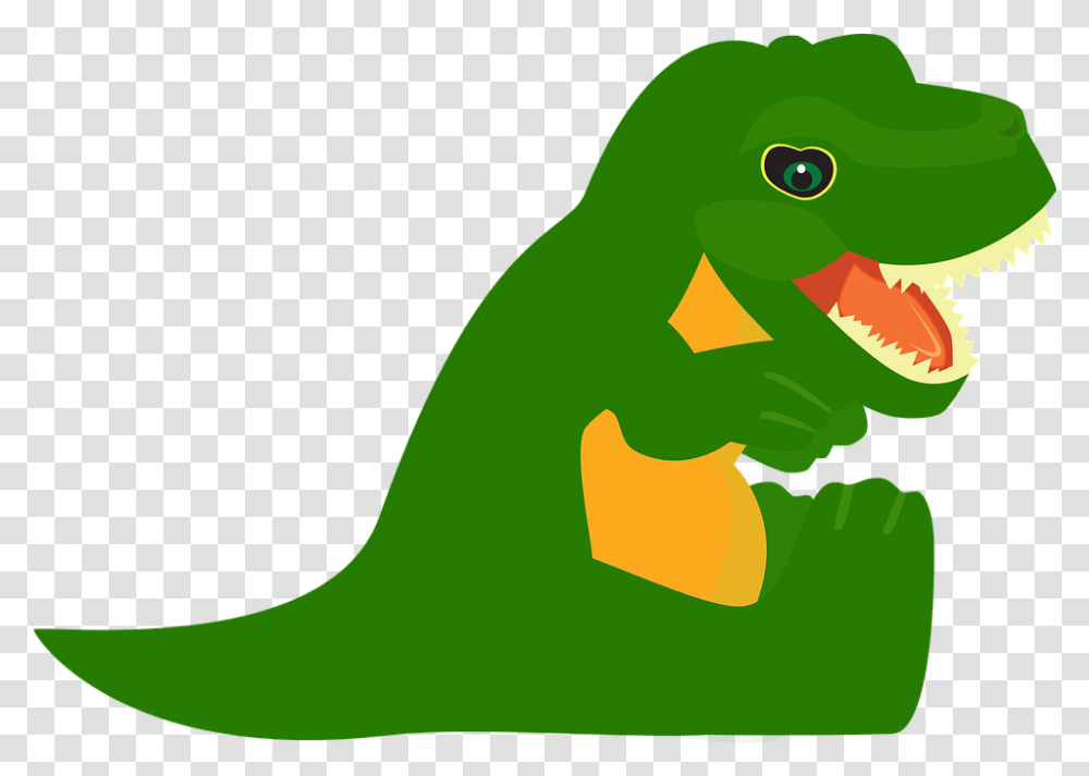 Rex Dinosaur T Dinosaur, Green, Animal, Reptile, Gecko Transparent Png