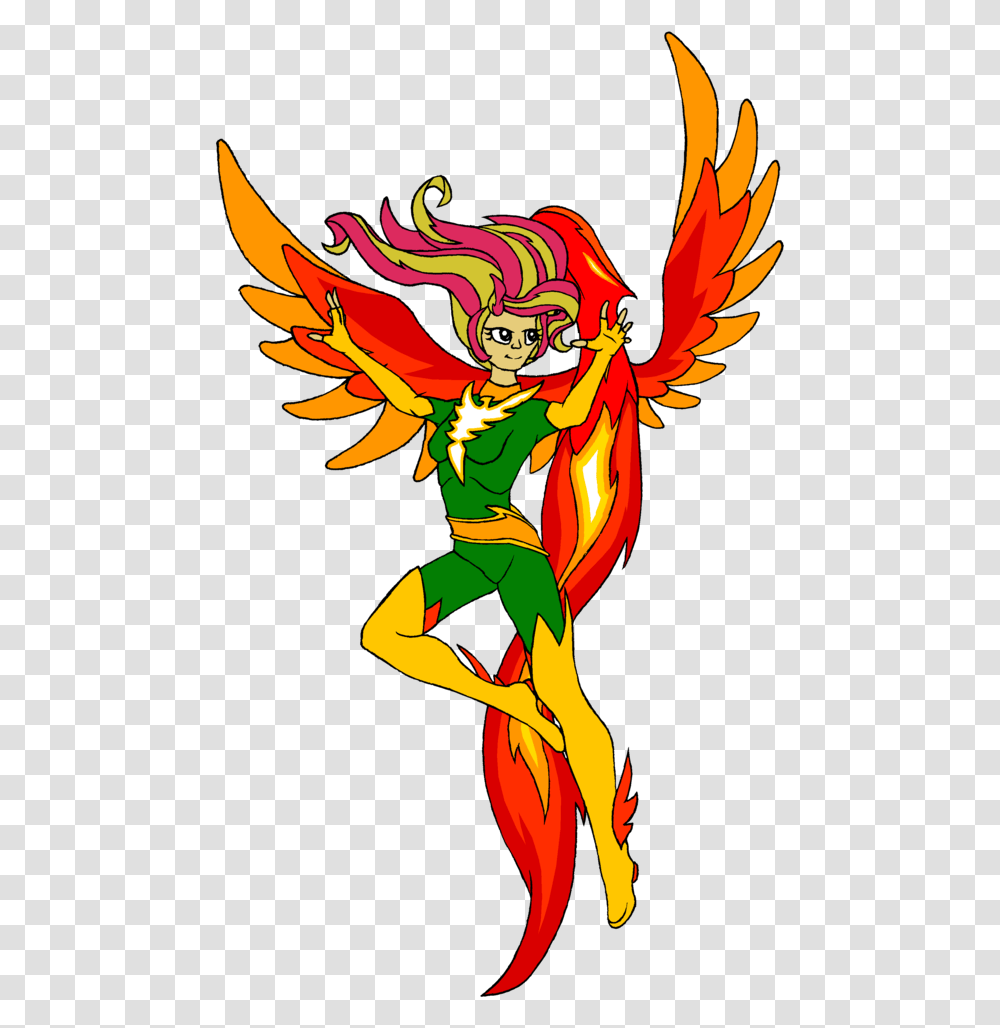 Rexlupin Crossover Fiery Shimmer Jean Grey Phoenix Cartoon, Person, Human Transparent Png