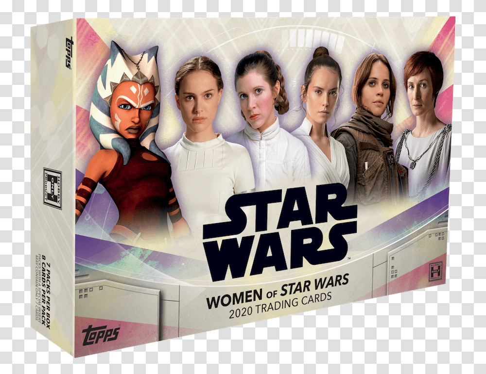 Rey Blowout Buzz Topps Women Of Star Wars, Person, Poster, Advertisement, Flyer Transparent Png