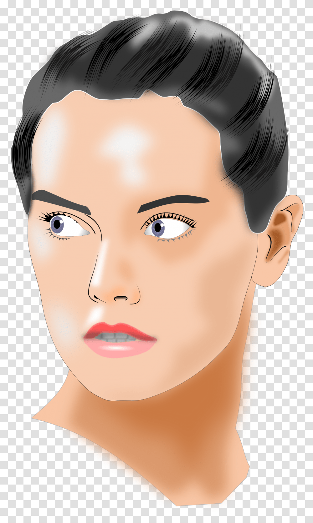 Rey Download Daisy Ridley, Face, Person, Head, Skin Transparent Png
