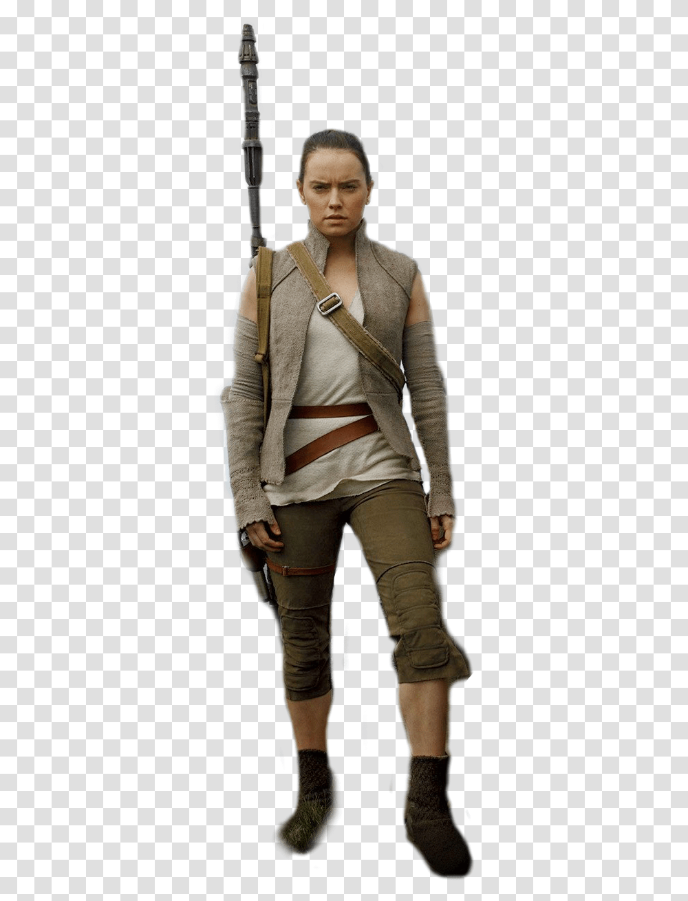 Rey Last Jedi Costume, Person, Sleeve, Strap Transparent Png