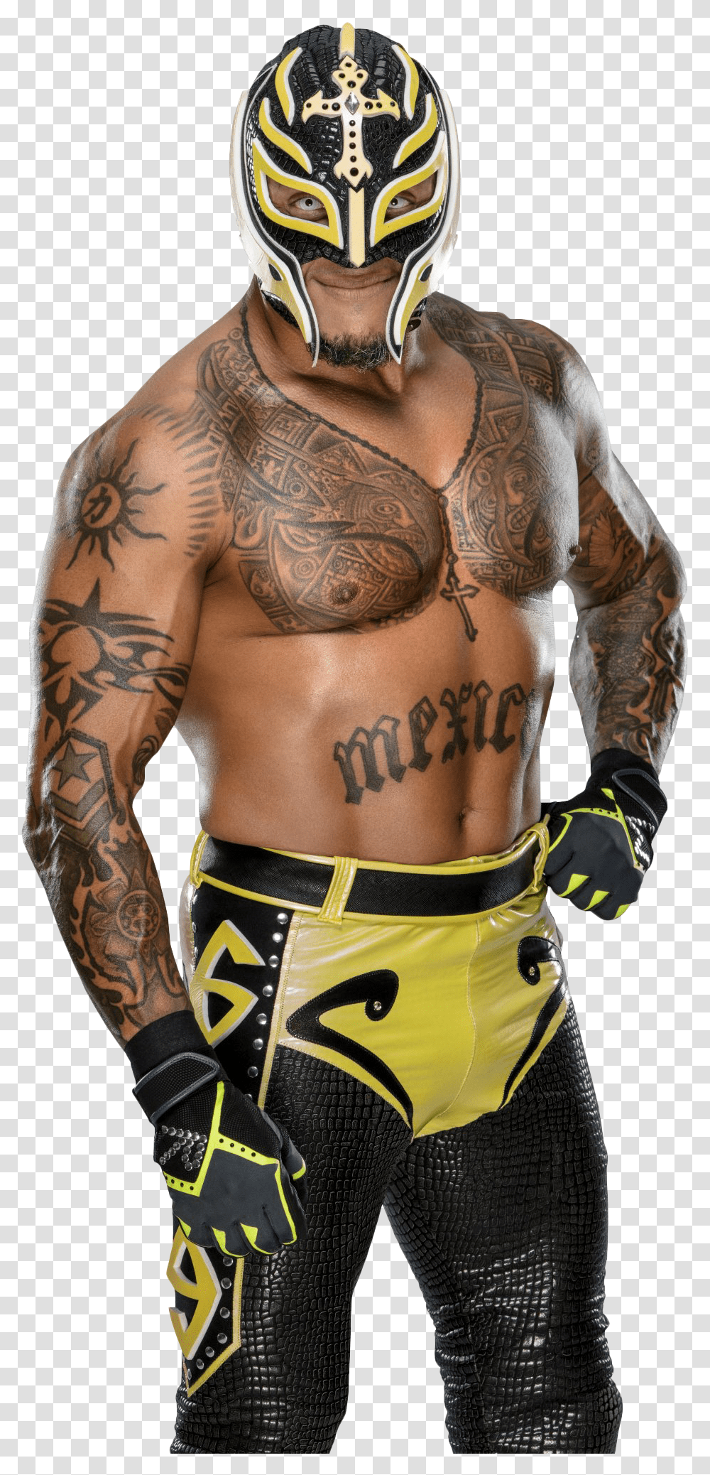 Rey Mysterio 2018 Mask, Skin, Tattoo, Person, Human Transparent Png