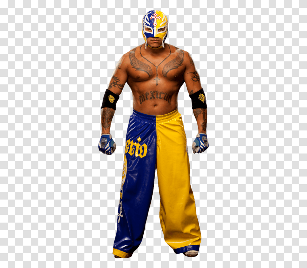 Rey Mysterio Full Body, Skin, Person, Human, Navel Transparent Png