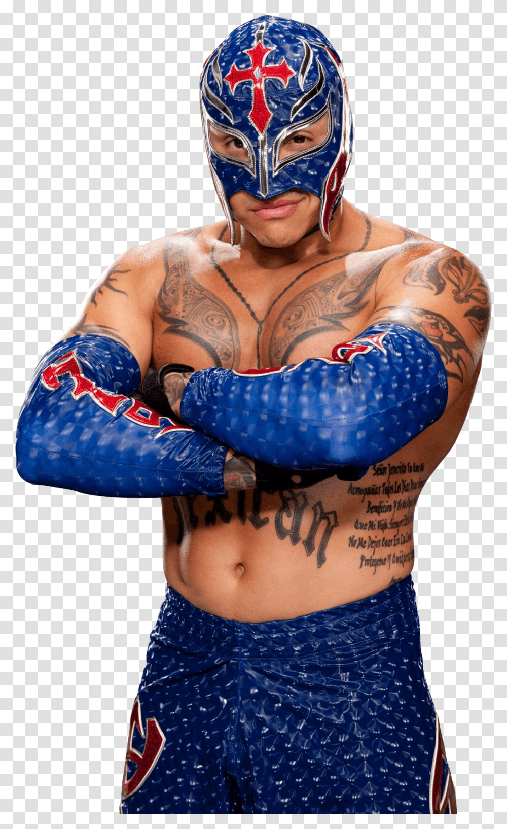 Rey Mysterio, Skin, Person, Human, Tattoo Transparent Png