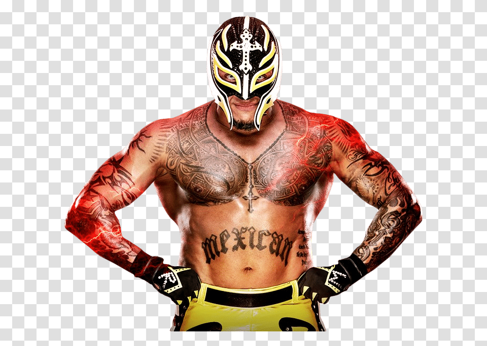 Rey Mysterio Wwe, Skin, Person, Human, Tattoo Transparent Png