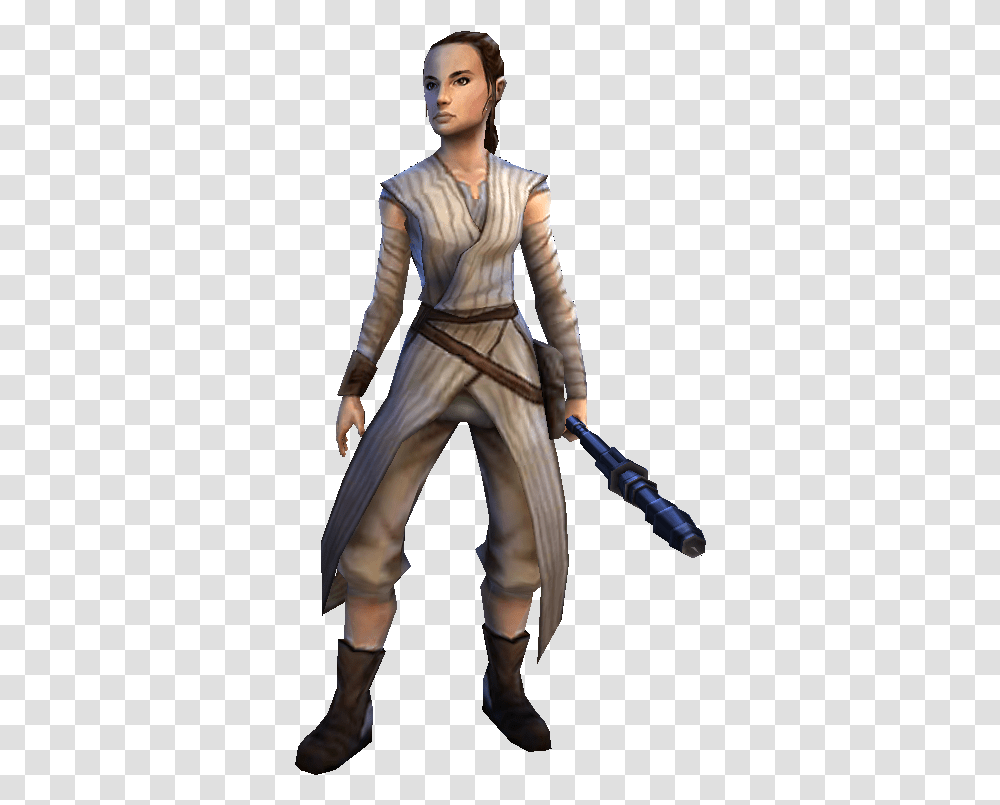 Rey Scavenger Swgoh Help Wiki Star Wars Characters, Person, Microphone, Electrical Device, Figurine Transparent Png