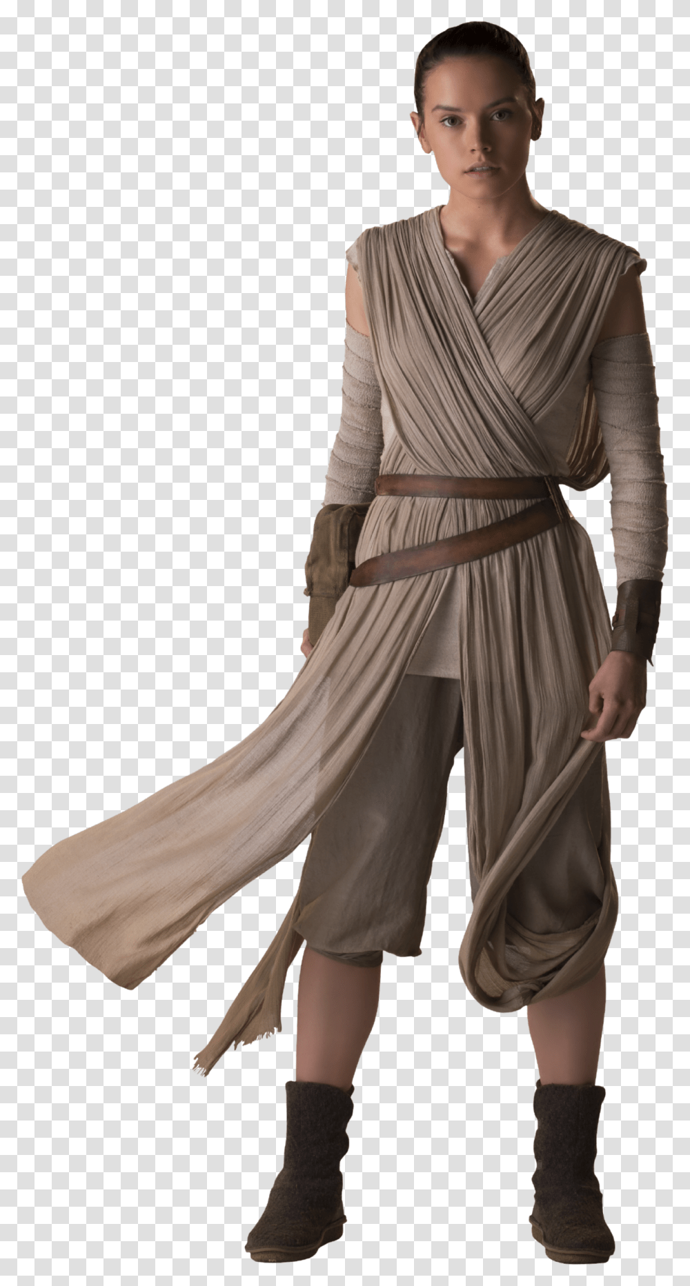 Rey Star Wars Daisy Ridley The Last Jedi Force Rey Star Wars Outfit, Sleeve, Clothing, Long Sleeve, Skirt Transparent Png