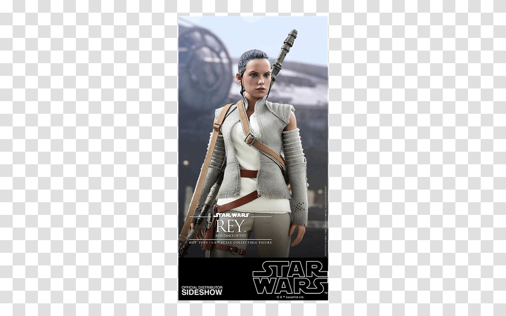 Rey Star Wars Sideshow, Person, Female, Costume Transparent Png