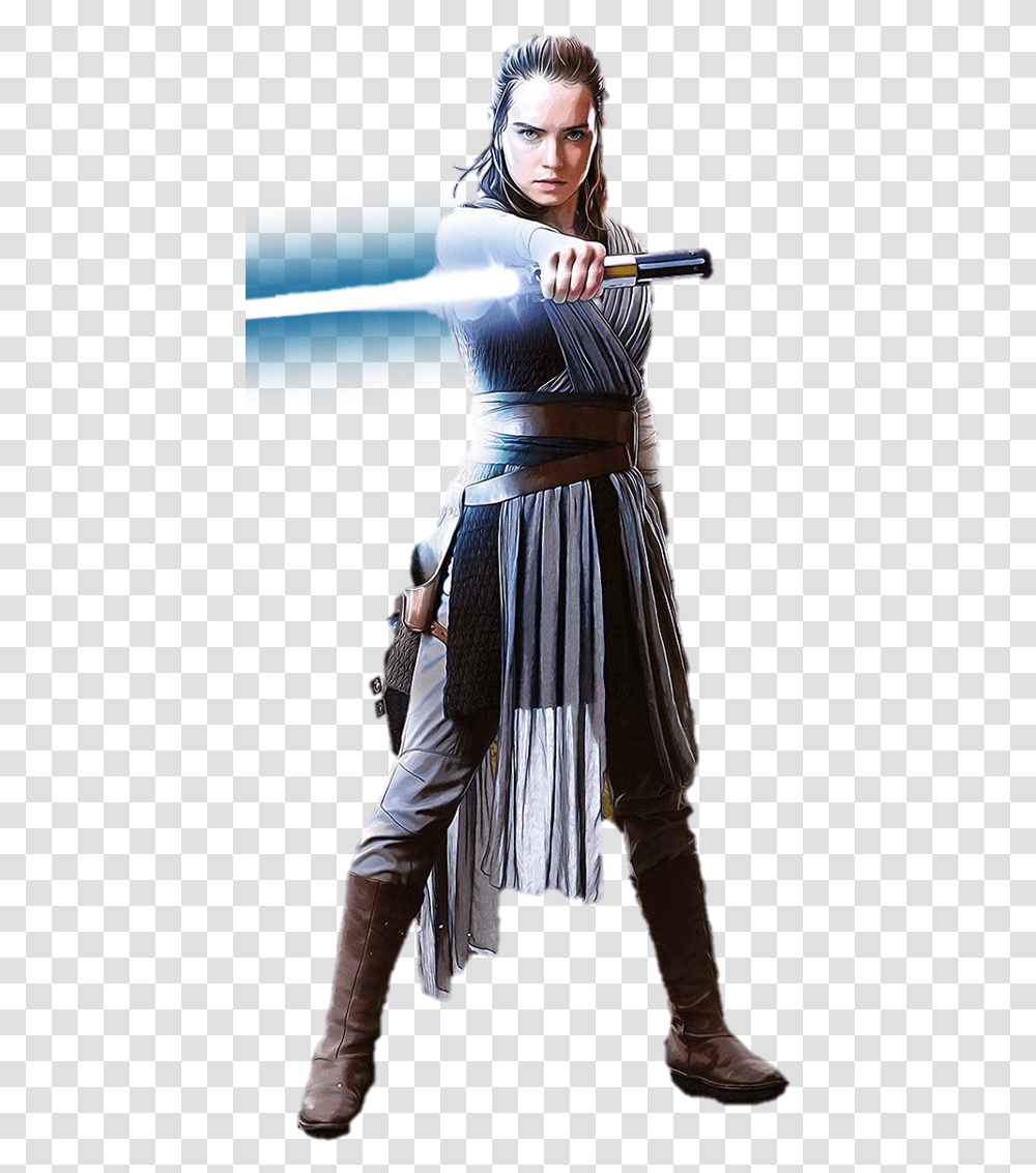 Rey The Last Jedi Star Wars Rey, Person, Costume, Sleeve Transparent Png