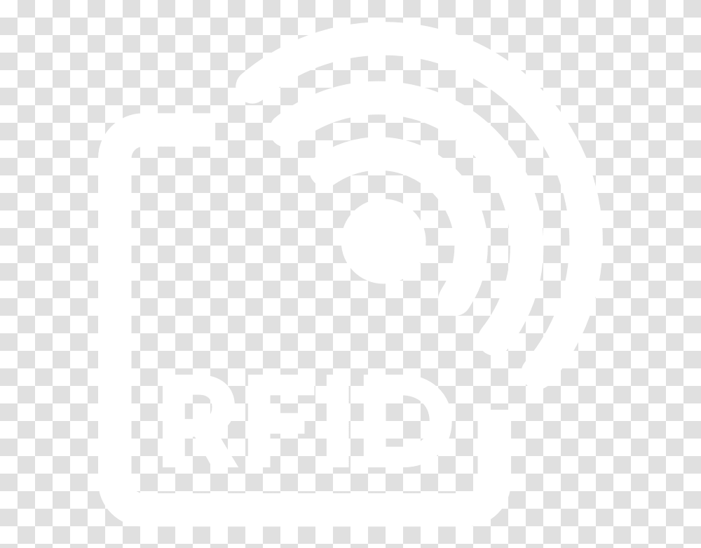 Rfid Icon White Crowdled Illustration, Logo, Trademark Transparent Png