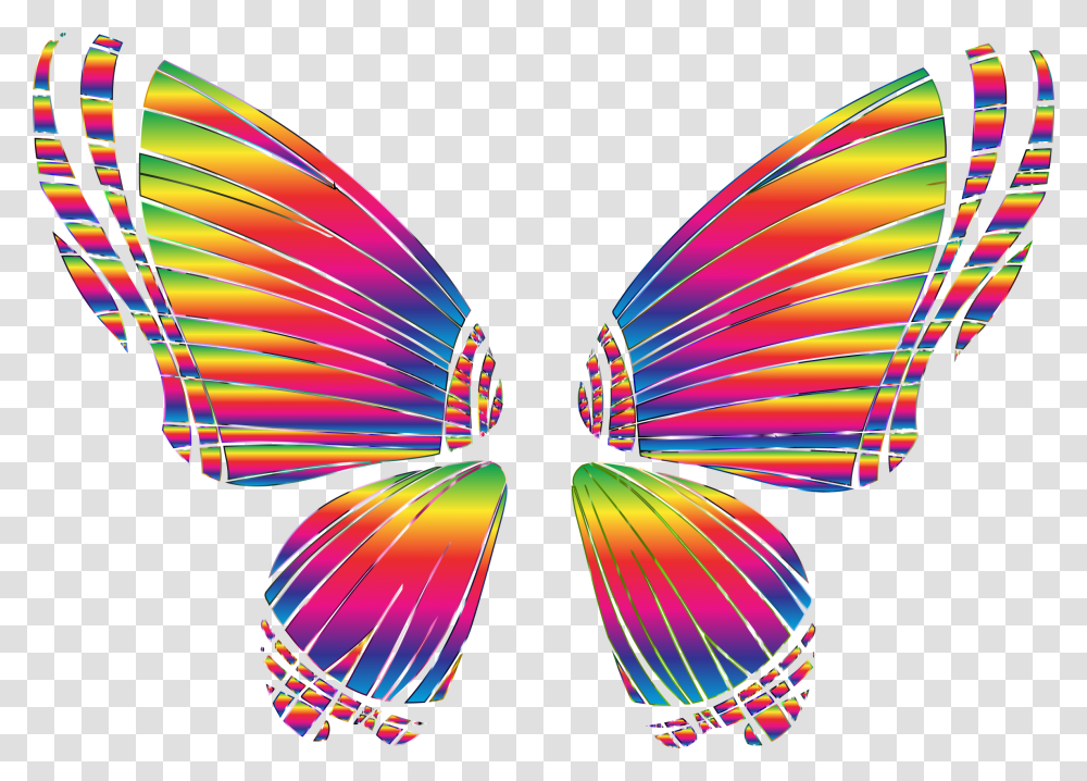 Rgb Butterfly Silhouette No Background Icons, Ornament, Pattern, Balloon, Fractal Transparent Png