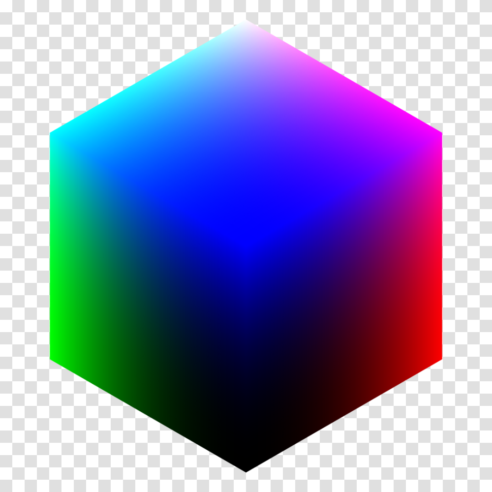 Rgb Colorcube Corner Blue, Triangle, Pattern Transparent Png