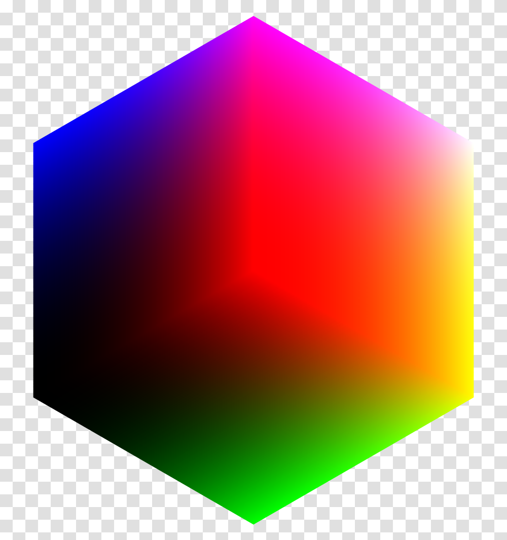 Rgb Colorcube Corner Red Rgb Colorcube, Triangle, Light, Lighting Transparent Png