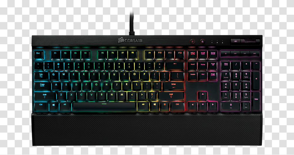 Rgb Sku Differences Corsair Keyboard K70 Layout, Computer Keyboard, Computer Hardware, Electronics, Laptop Transparent Png