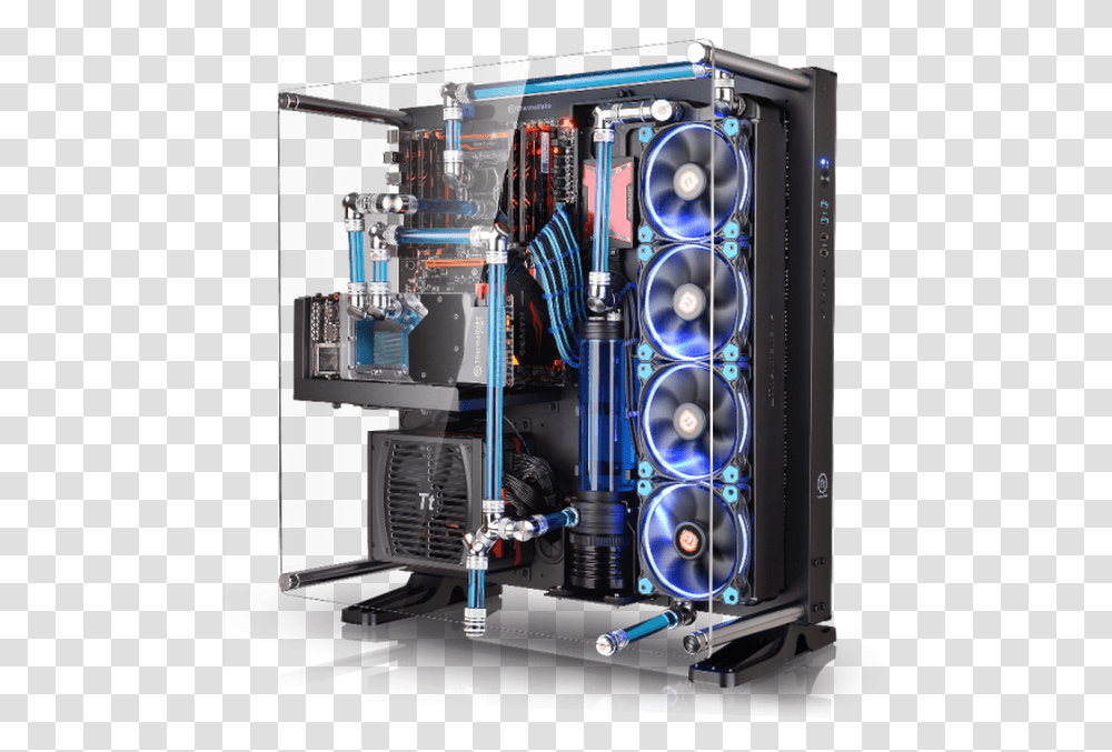Rgb Water Cooled Pc, Computer, Electronics, Computer Hardware, Server Transparent Png