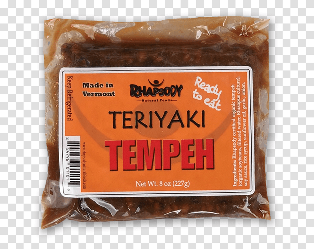 Rhapsody Teriyaki Tempeh Tempeh Product, Plant, Food, Vegetable, Bread Transparent Png