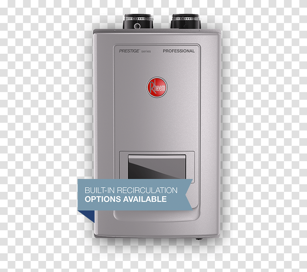 Rheem High Efficiency Tankless Water Heater Rheem Tankless Water Heater, Machine, Mobile Phone, Electronics, Cell Phone Transparent Png