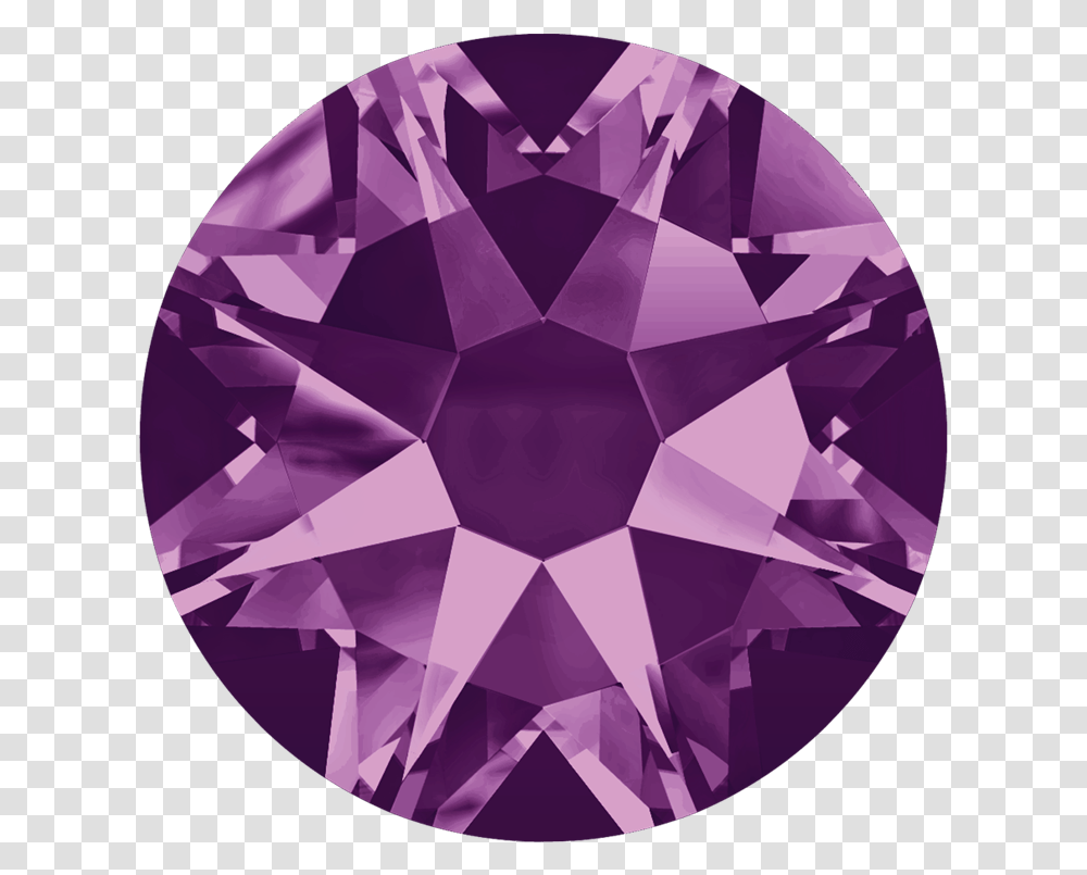 Rhinestone 1 Image Amethyst Swarovski Crystal, Diamond, Gemstone, Jewelry, Accessories Transparent Png