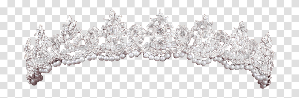 Rhinestone And Pearl Royal Headband Headpiece, Accessories, Accessory, Tiara, Jewelry Transparent Png