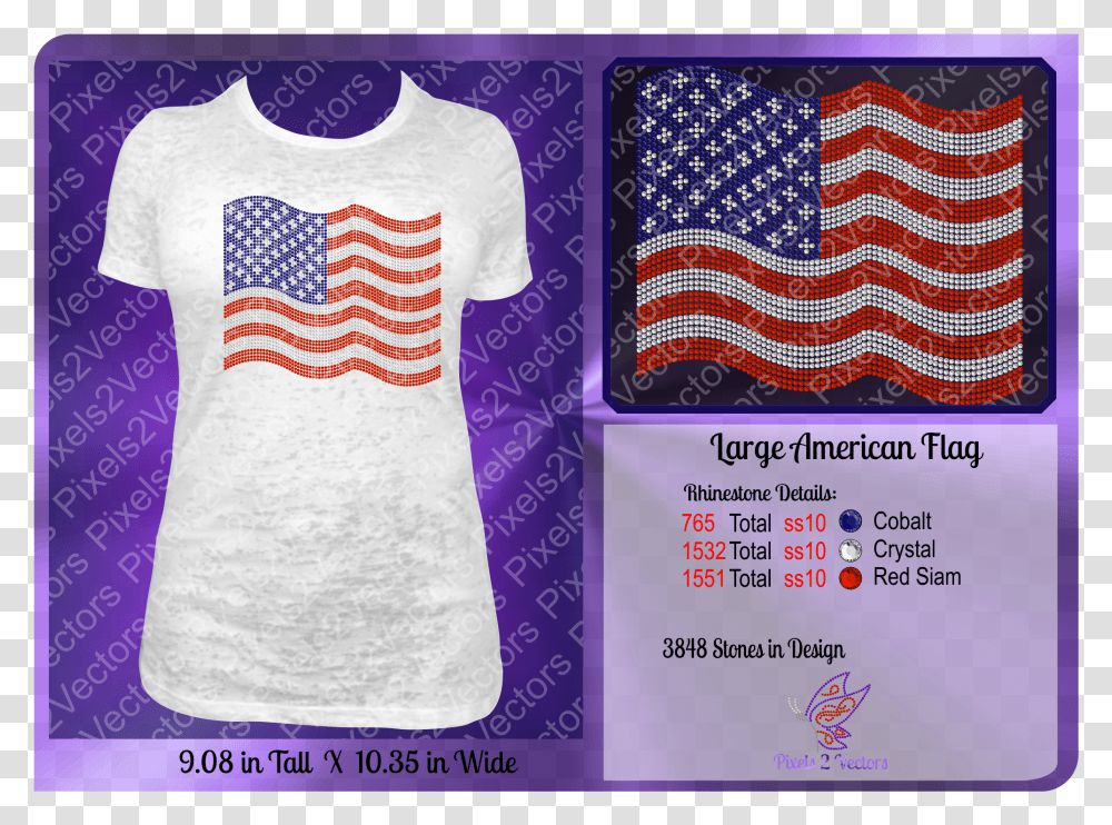 Rhinestone, Apparel, Flag Transparent Png