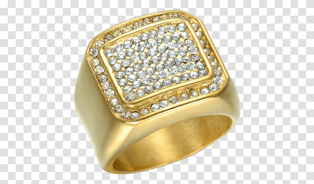 Rhinestone Ring Pic, Gold, Accessories, Accessory, Jewelry Transparent Png