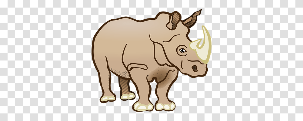 Rhino Animals, Mammal, Wildlife, Painting Transparent Png