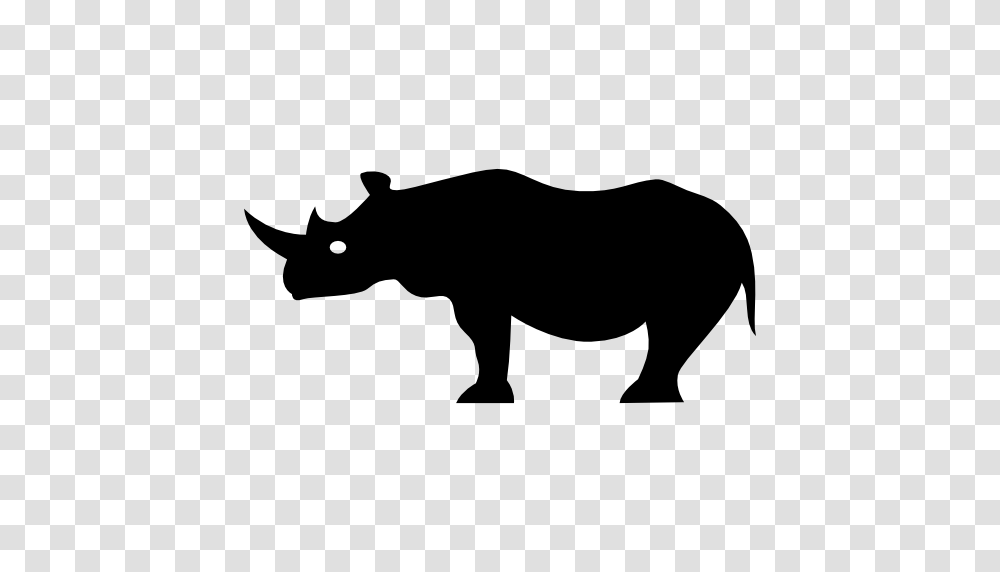 Rhino Clipart Animal Shadow, Silhouette, Stencil, Mammal, Pig Transparent Png
