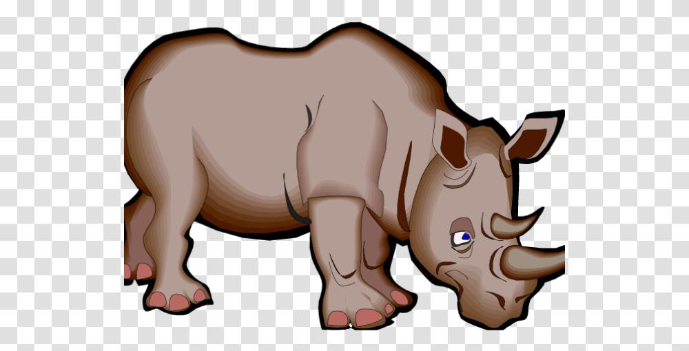 Rhino Clipart Indian Animal Rhinoceros, Mammal, Wildlife, Aardvark, Warthog Transparent Png