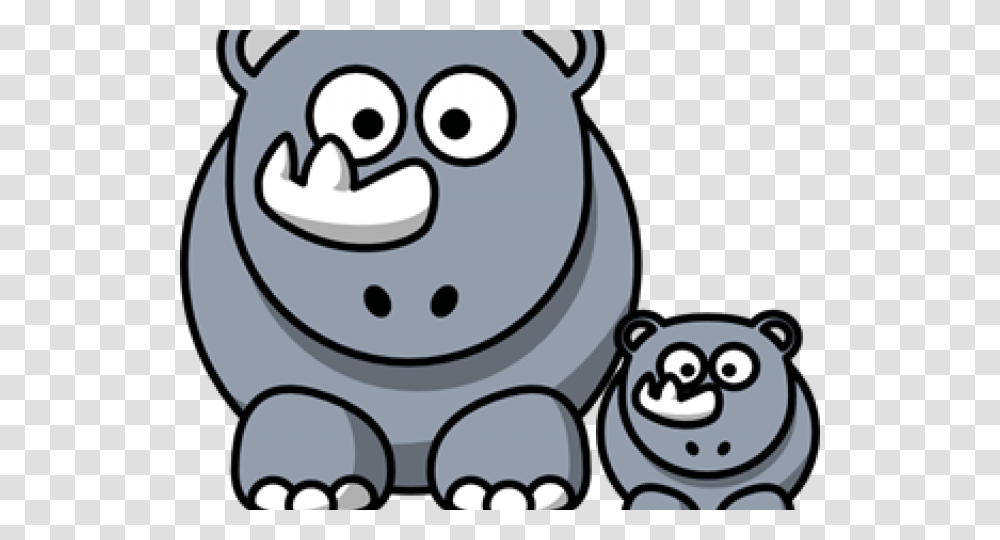 Rhino Clipart Simple, Outdoors, Nature, Drawing Transparent Png