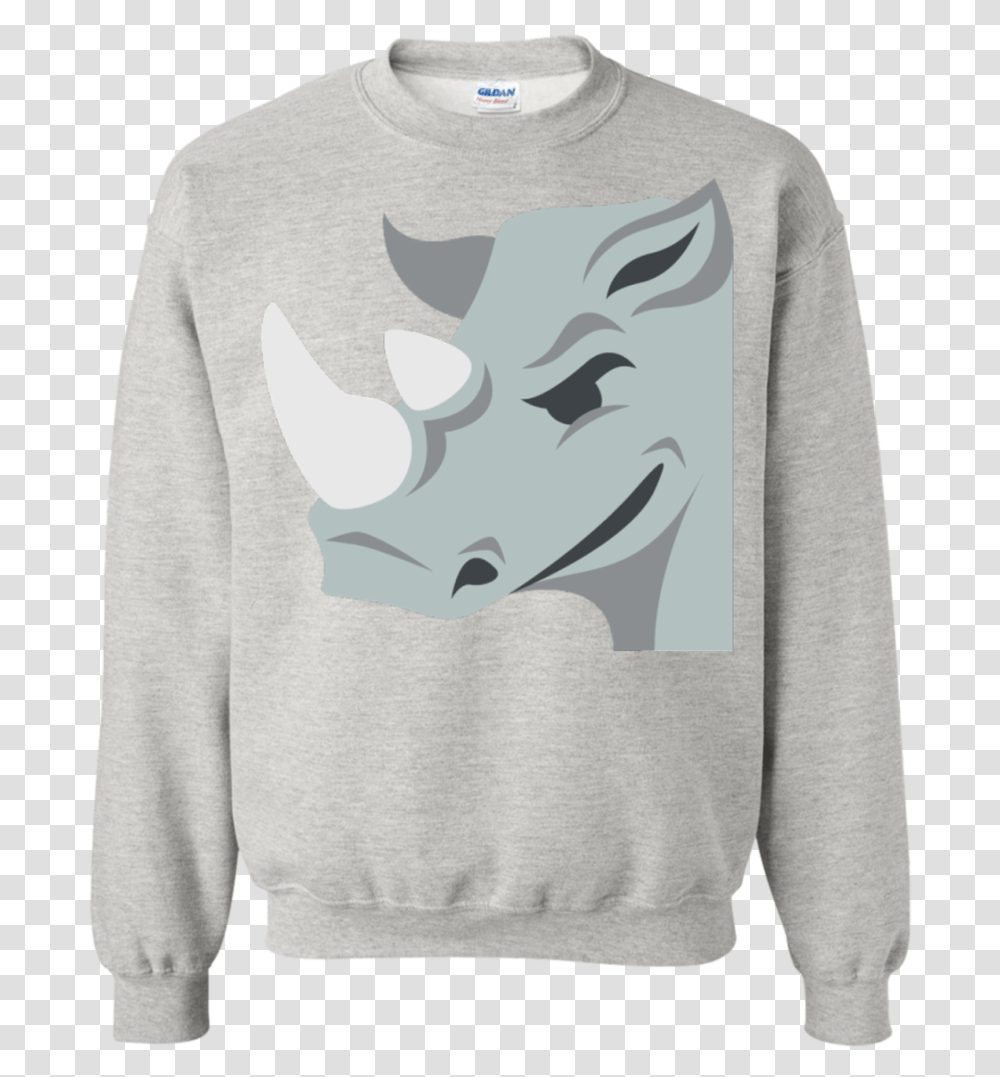 Rhino Emoji Sweatshirt Conor Mcgregor Gorilla Shirts, Apparel, Sweater, Hoodie Transparent Png