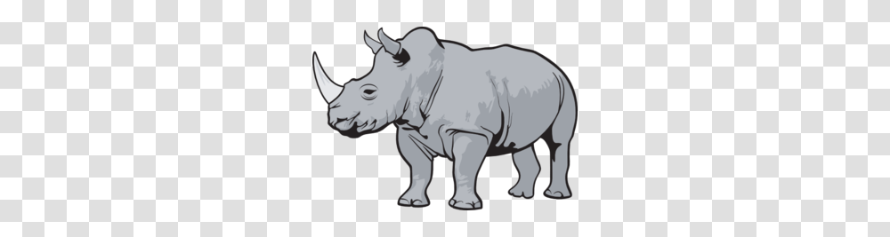 Rhino Gray Clip Art, Wildlife, Mammal, Animal Transparent Png
