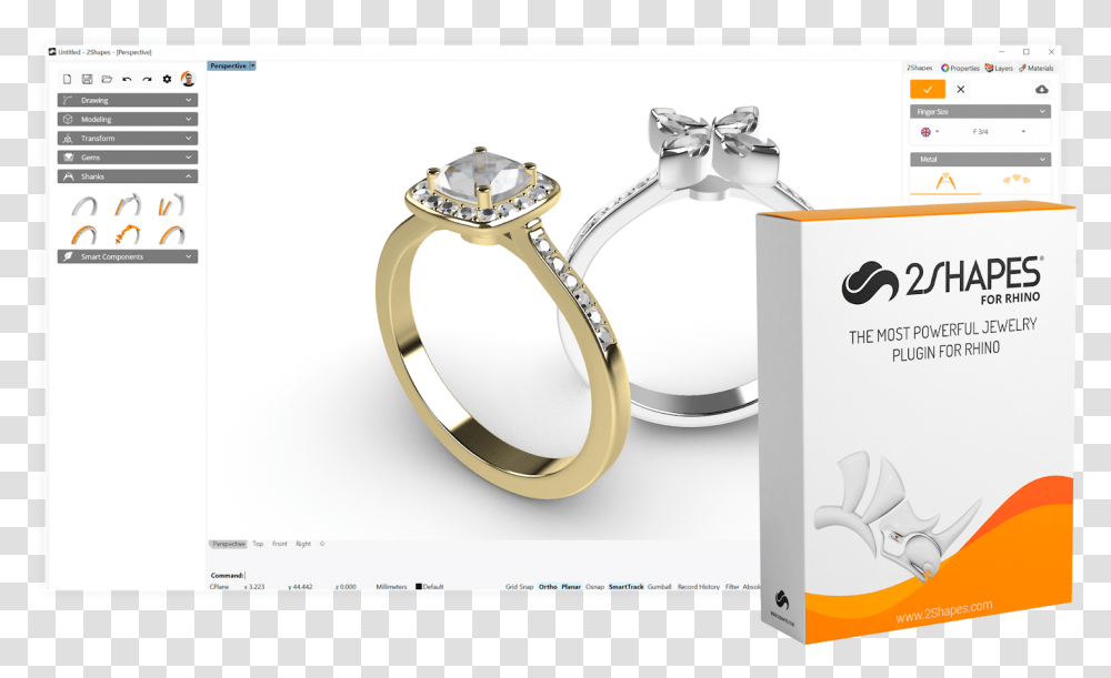 Rhino Jewelry Design, Accessories, Accessory, Ring, Silver Transparent Png