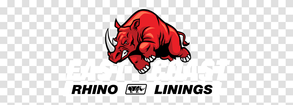 Rhino Linings Logos Rhino Red Logo, Animal, Mammal, Wildlife, Poster Transparent Png