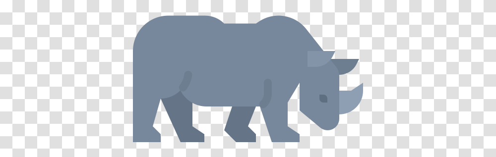 Rhino Rinoceronte Icon, Mammal, Animal, Wildlife, Silhouette Transparent Png