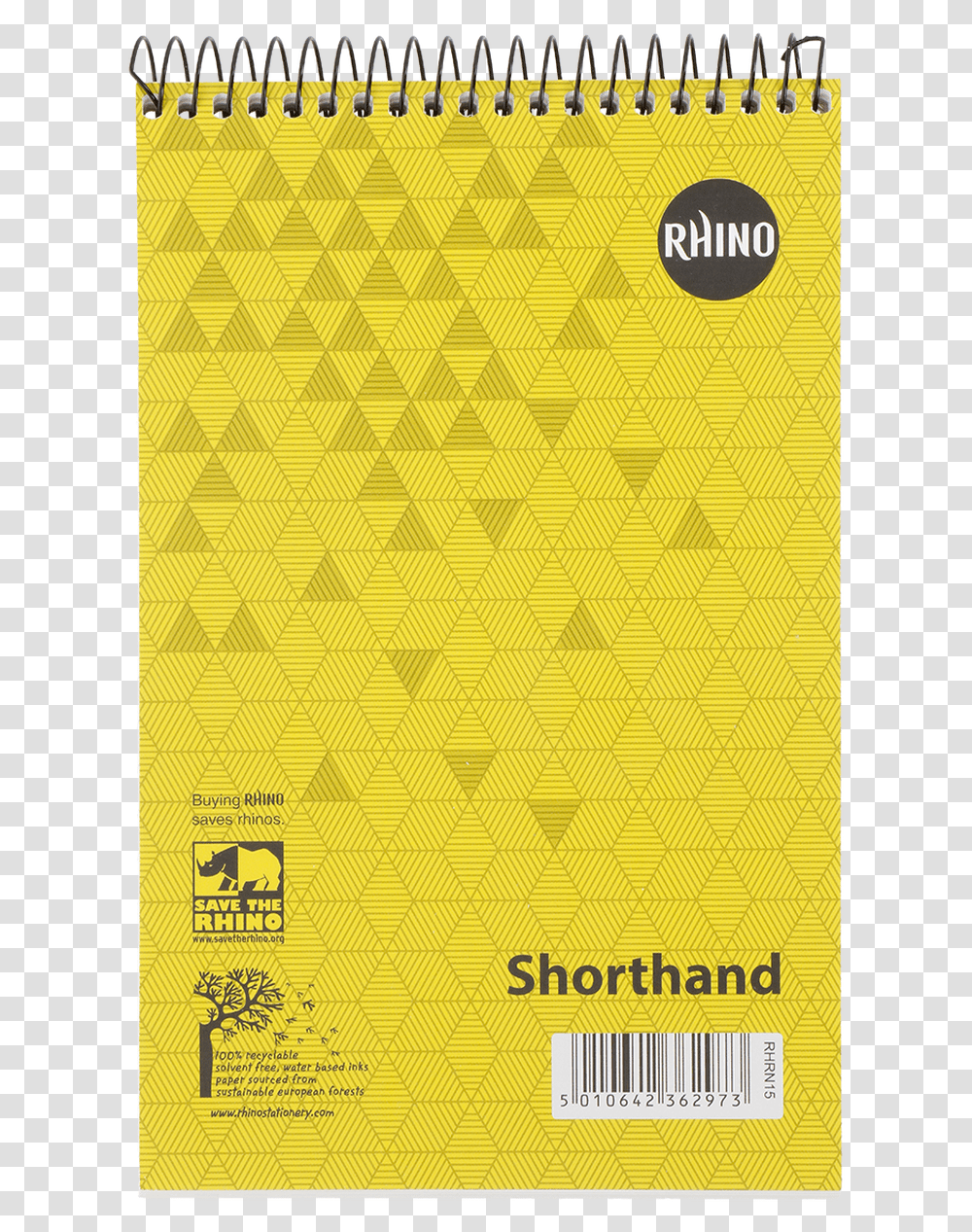 Rhino Shorthand Notepad 150 Leaf 8mm Ruled Art Paper, Rug, Pattern, Poster Transparent Png