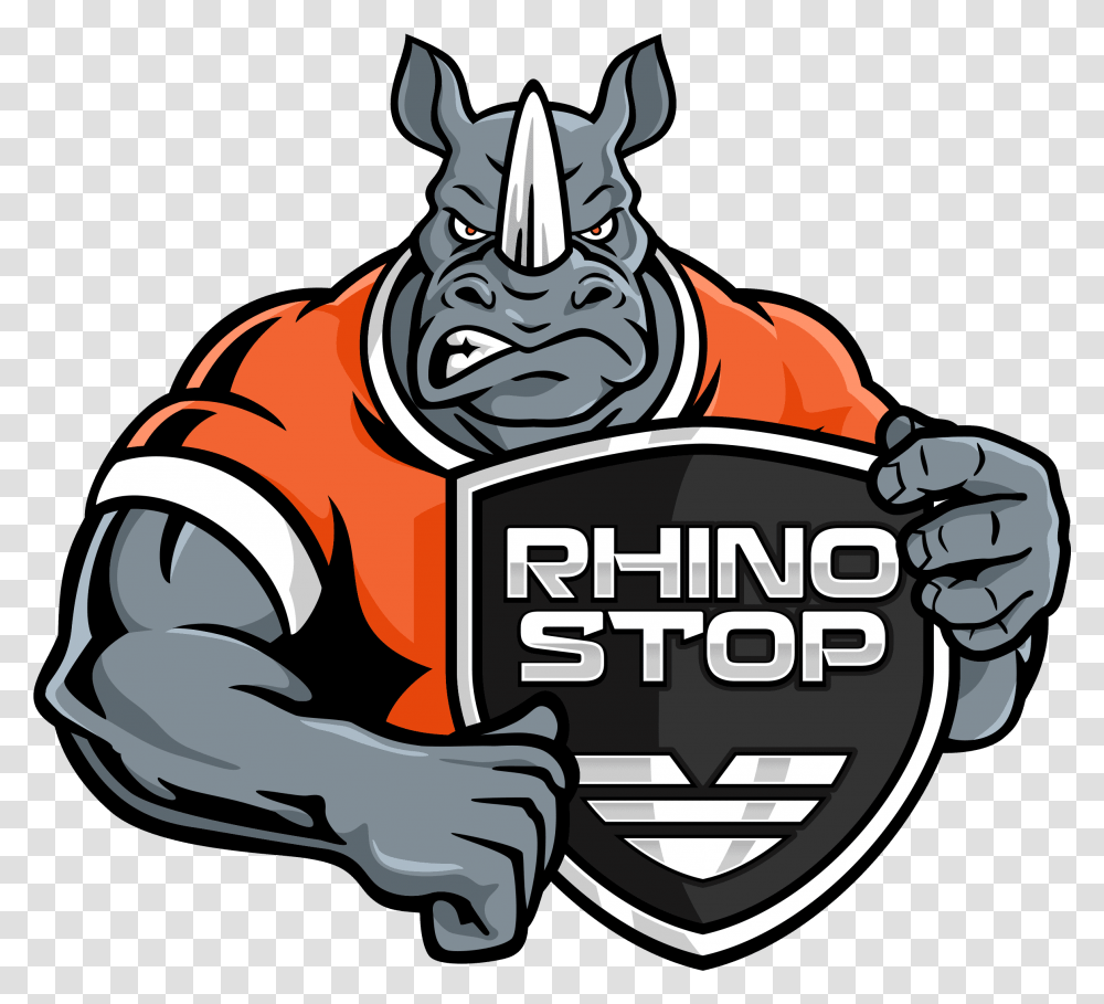 Rhino Stop Safety Barriers Cartoon, Hand, Photography, Mammal, Animal Transparent Png