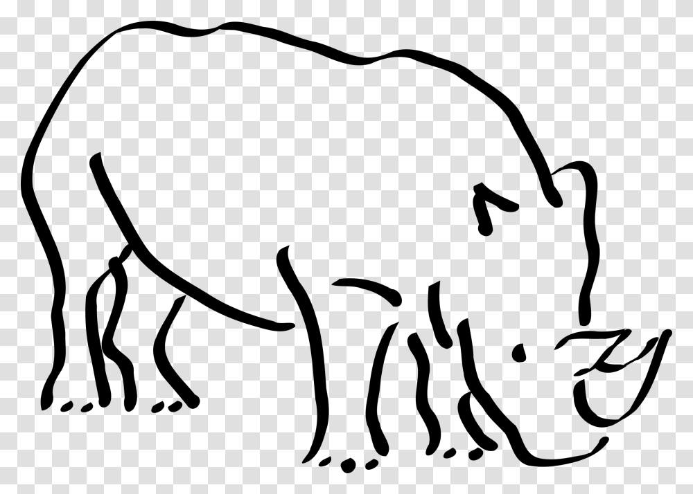 Rhinoceros Clipart Cute, Gray, World Of Warcraft Transparent Png