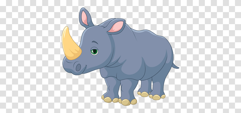 Rhinoceros Rhino Cartoon, Mammal, Animal, Wildlife, Aardvark Transparent Png