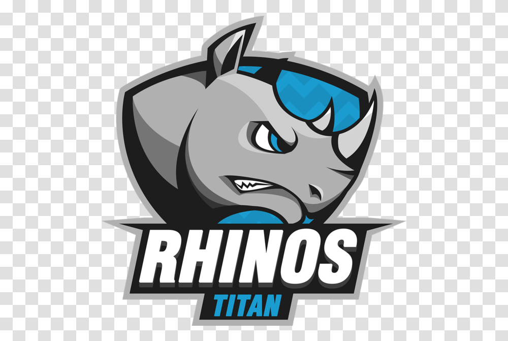 Rhinos Gaming Titan Rhinos Logo, Poster, Advertisement, Pet, Animal Transparent Png