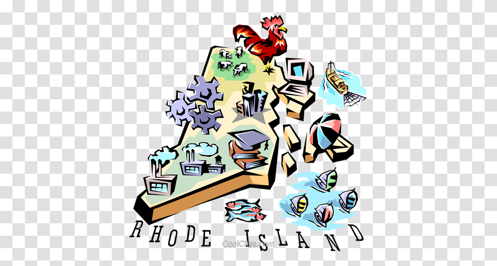 Rhode Island Vignette Map Royalty Free Vector Clip Art, Angry Birds, Book Transparent Png