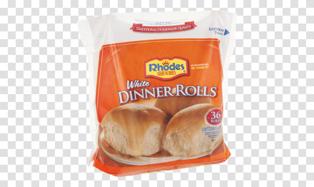 Rhodes Dinner Rolls, Bread, Food, Bun, Burger Transparent Png